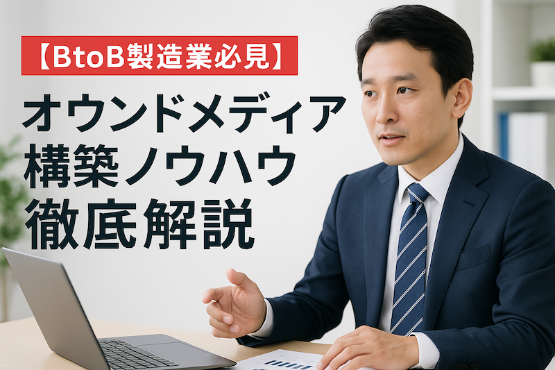 【BtoB製造業必見】製造業向けオウンドメディア構築ノウハウ徹底解説
