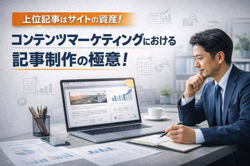 上位記事はサイトの資産！コンテンツマーケティングにおける記事制作の極意！
