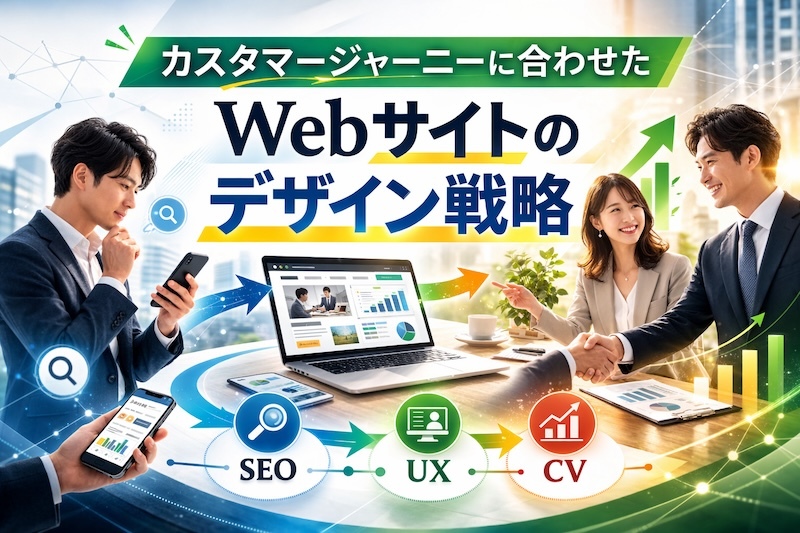 カスタマージャーニーに合わせたWebサイトのデザイン戦略