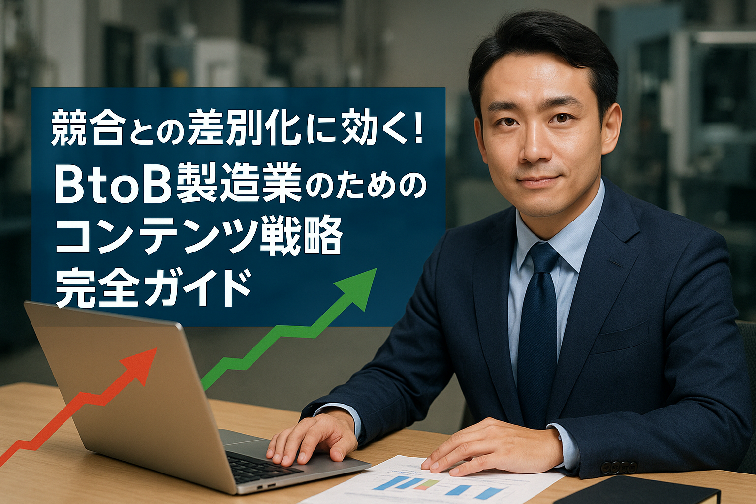 競合との差別化に効く！BtoB製造業のためのコンテンツ戦略完全ガイド
